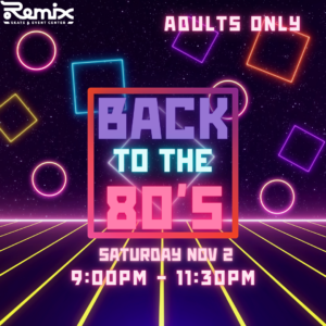 Back to the 80s Night Nov2