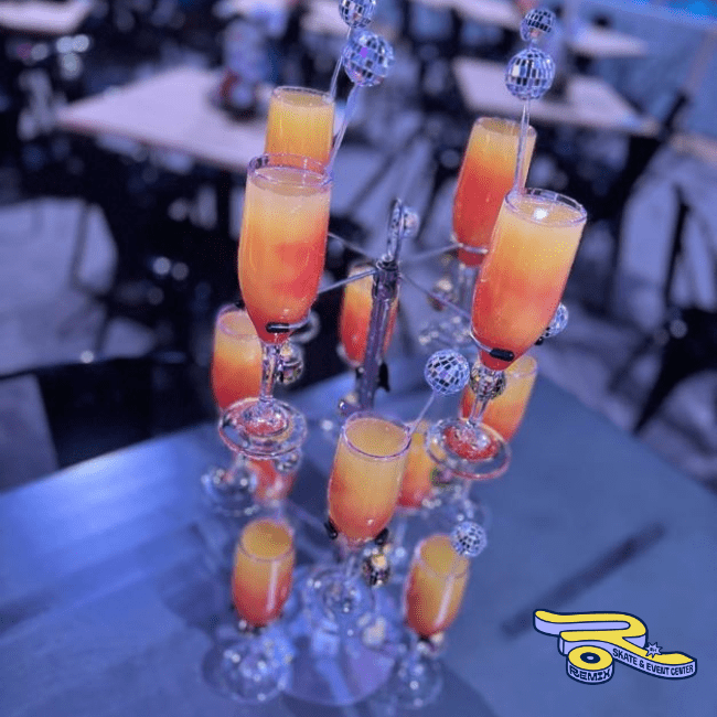 Food and drinks at Remix