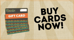 BUY GIFT CARDS NOW! BUY GIFT CARDS NOW!